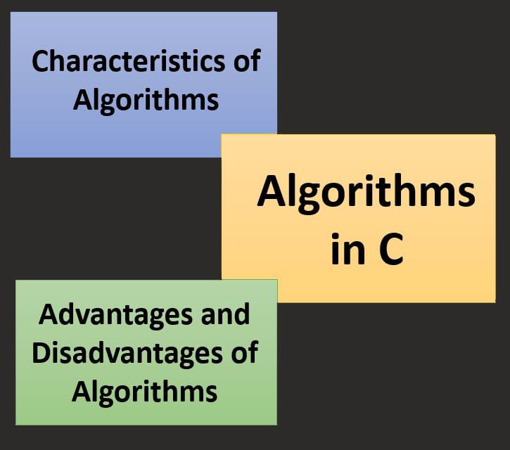 Disadvantages of Algorithm in C Programming