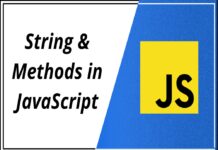 String and methods in javascript