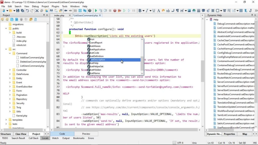 Get free IDE and Code Editor providing by CodeLobster 