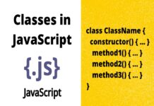 Classes in JavaScript