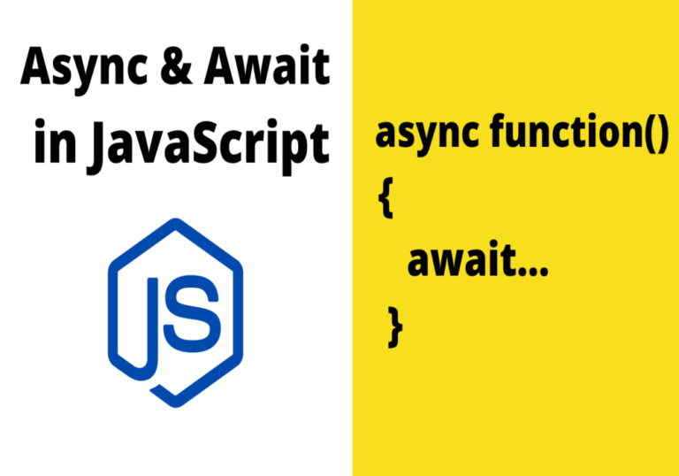 Async And Await In JavaScript - UseMyNotes