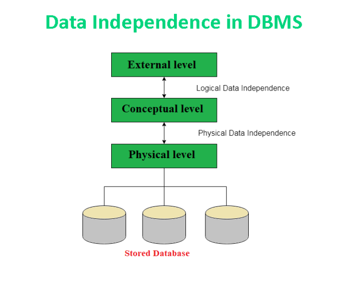 What is Data Independence in DBMS? - UseMyNotes