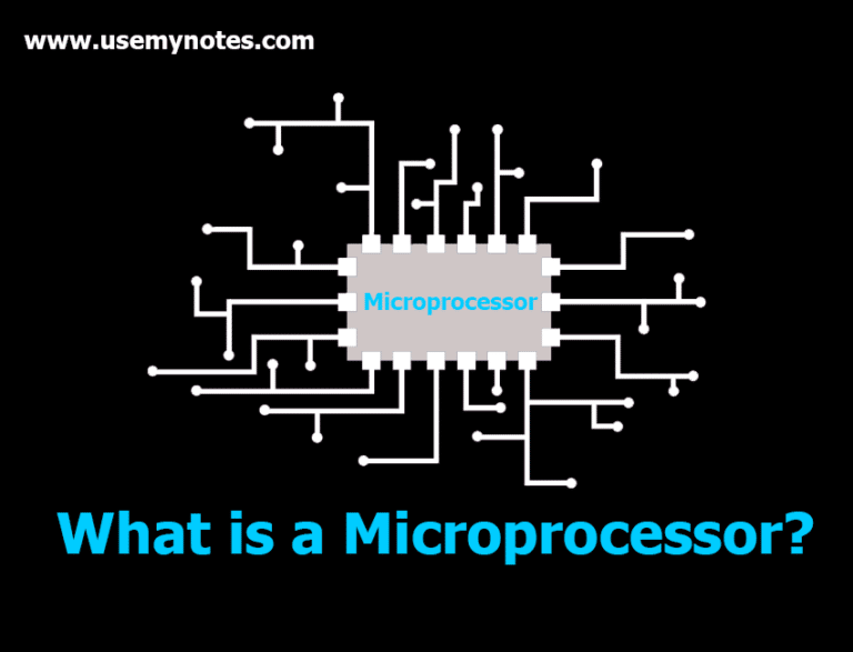 What is a Microprocessor? UseMyNotes
