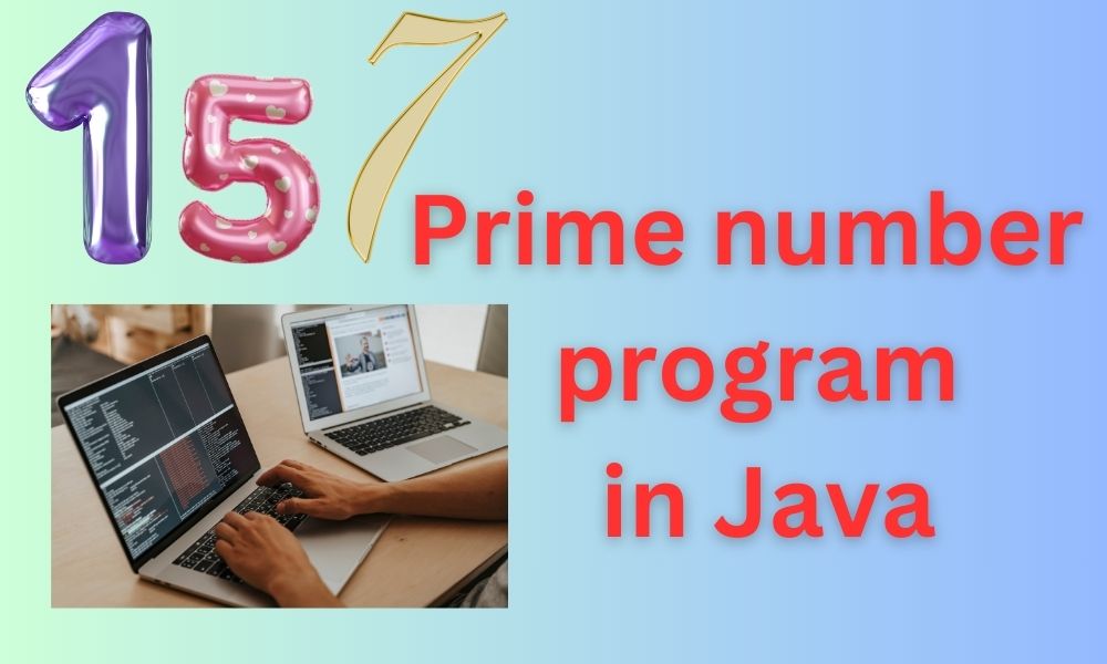 Prime number program in Java