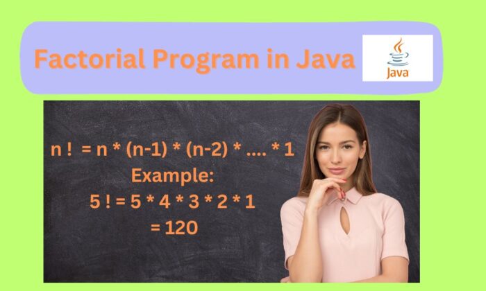 Factorial Program In Java - UseMyNotes