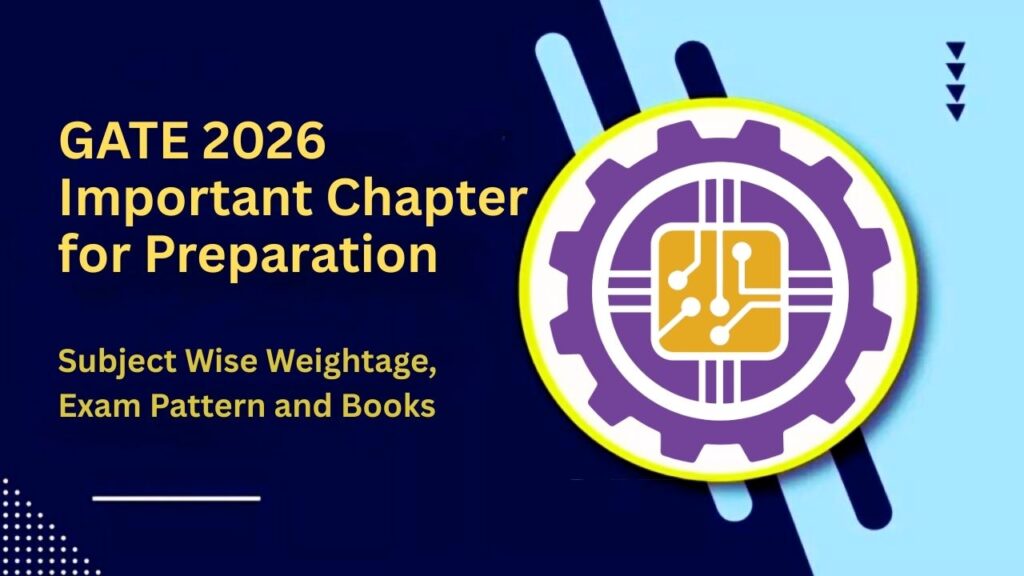GATE 2026 Important Chapter for Preparation