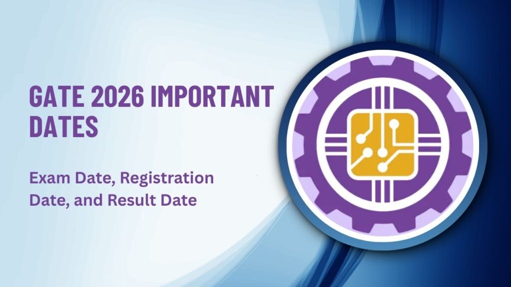 GATE 2026 Important Dates
