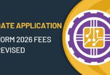 GATE Application Form 2026 Fees Revised