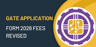 GATE Application Form 2026 Fees Revised