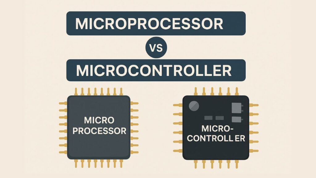 Microprocessor vs Microcontroller