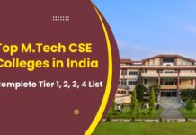 Top MTech CSE Colleges in India