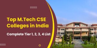 Top MTech CSE Colleges in India
