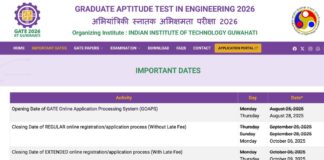 GATE Registration 2026 Extended