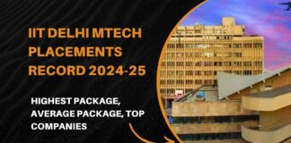 IIT Delhi MTech Placements Record