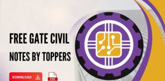 Free GATE Civil Notes by Toppers