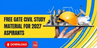 Free GATE Civil Study Material