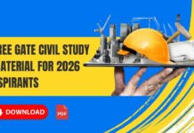 Free GATE Civil Study Material for 2026 Aspirants