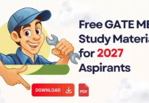 Free GATE ME Study Material for 2027 Aspirants – Download PDFs & Notes Free GATE ME Study Material