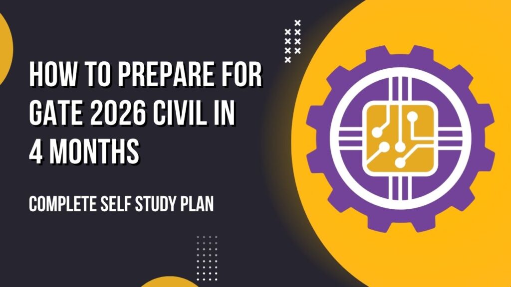 How to Prepare for GATE 2026 Civil in 4 Months