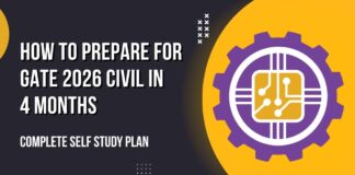 How to Prepare for GATE 2026 Civil in 4 Months