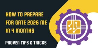 How to Prepare for GATE 2026 ME in 4 Months