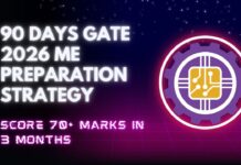 90 Days GATE 2026 ME Preparation Strategy
