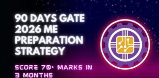 90 Days GATE 2026 ME Preparation Strategy