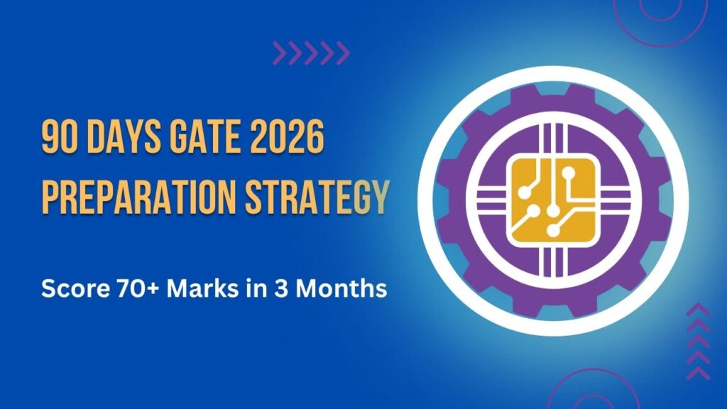 90 Days GATE 2026 Preparation Strategy: Score 70+ Marks in 3 Months 90 Days GATE 2026 Preparation Strategy