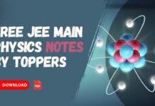 Free JEE Main Physics Notes by Toppers