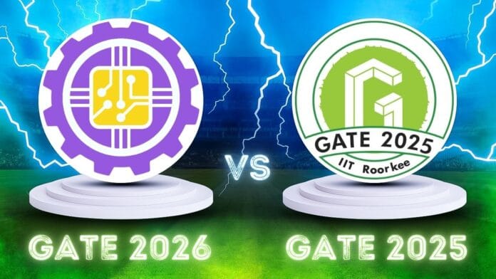 GATE 2026 vs GATE 2025 GATE 2026 vs GATE 2025