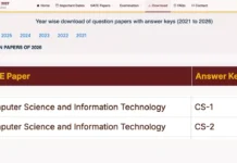 GATE CSE Previous Year Question Papers