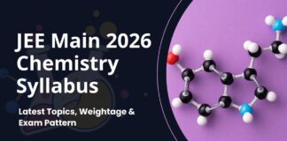 JEE Main 2026 Chemistry Syllabus
