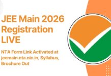 JEE Main 2026 Registration LIVE