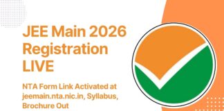 JEE Main 2026 Registration LIVE