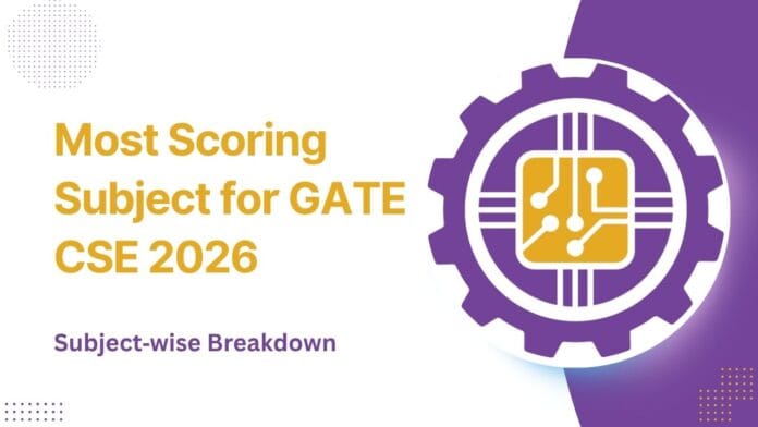 Most Scoring Subject for GATE CSE 2026 Most Scoring Subject for GATE CSE 2026