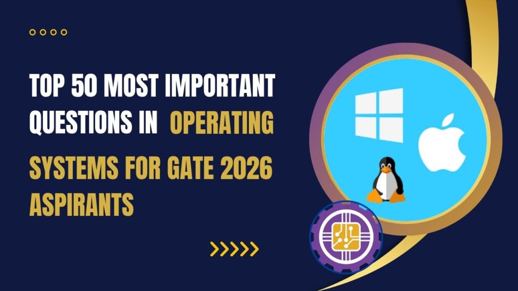Top 50 Most Important Questions in Operating Systems for GATE 2026 Aspirants