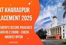 IIT Kharagpur Placement 2025: 5 Students Secure Packages Over Rs 2 Crore – Check Highest Offer IIT Kharagpur Placement 2025