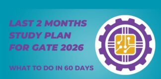 Last 2 Months study plan for GATE 2026