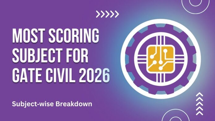 Most Scoring Subject for GATE Civil 2026 Most Scoring Subject for GATE Civil 2026