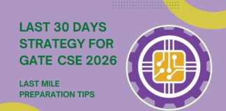 Last 30 Days Strategy for GATE  CSE 2026