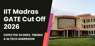 IIT Madras GATE Cut Off 2026