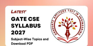 GATE CSE Syllabus 2027