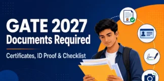 GATE 2027 Documents Required