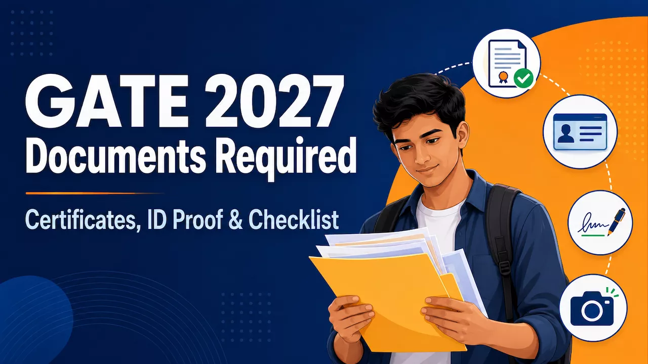 GATE 2027 Documents Required