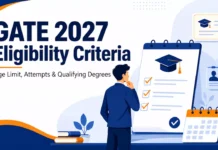 GATE 2027 Eligibility Criteria: Age Limit, Number of Attempts & More GATE 2027 Eligibility Criteria