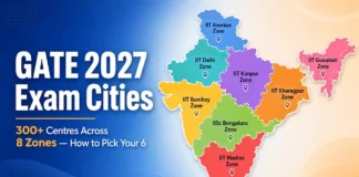 GATE 2027 Exam Cities