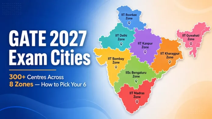 GATE 2027 Exam Cities