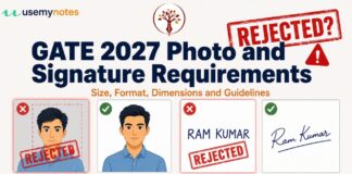 GATE 2027 Photo and Signature Requirements